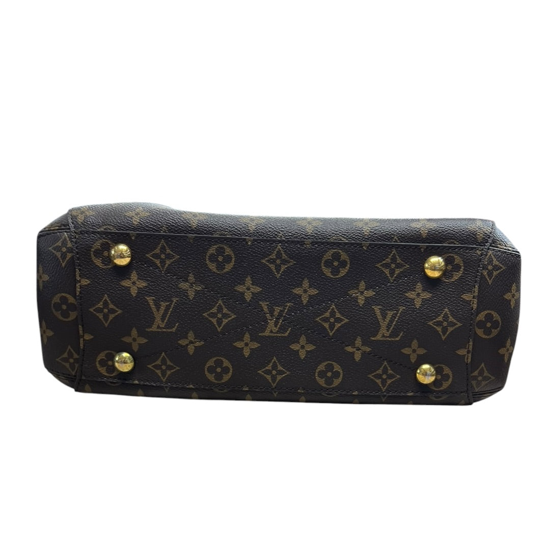 LOUIS VUITTON Monogram Montaigne MM Handbag Brown Gold Hardware LO2347