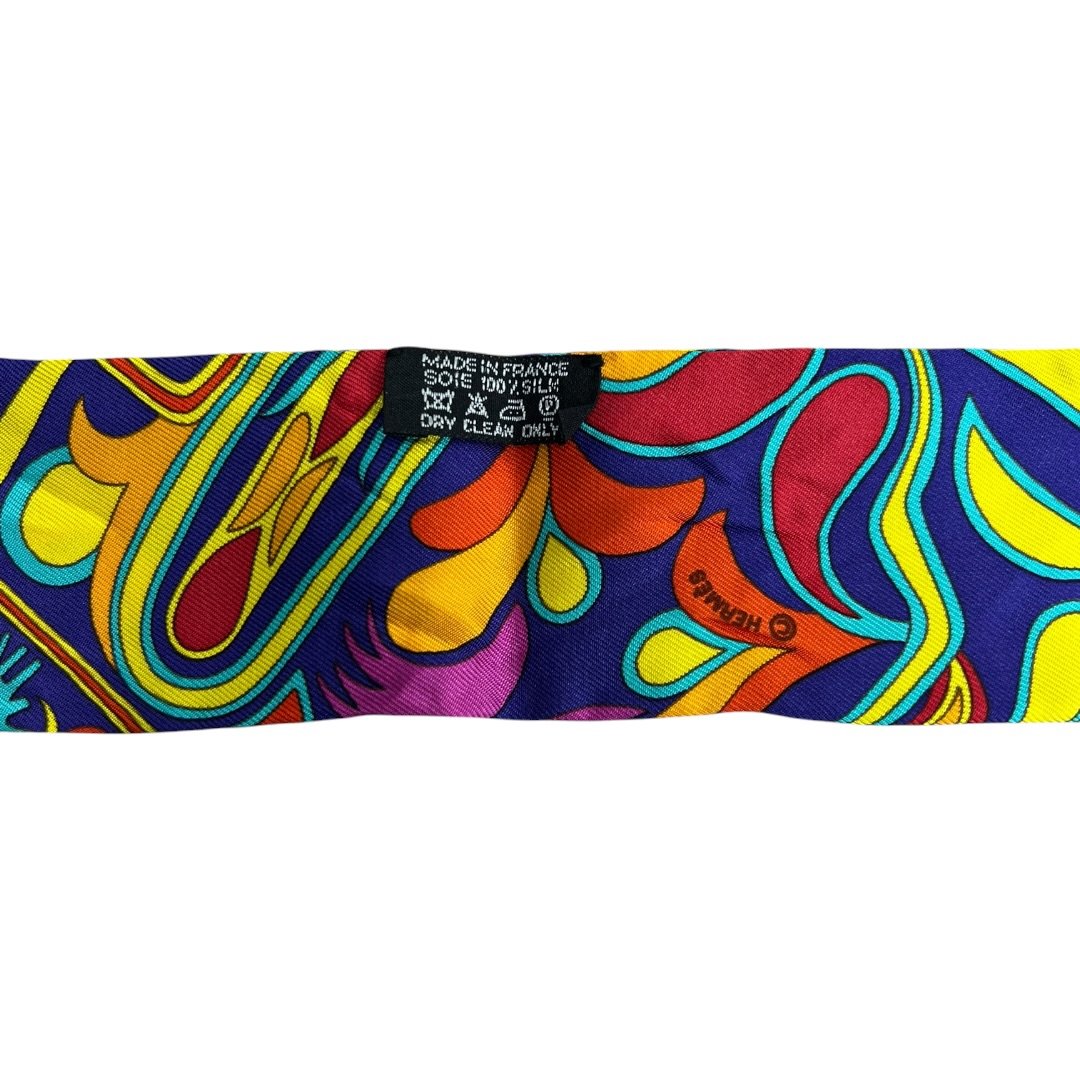 HERMES Silk Twilly N/A Multicolor None TK72
