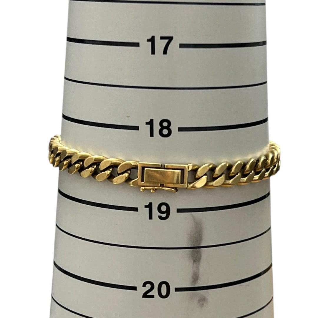 UNBRANDED Accessory K18 29.9g K18 Gold Bracelet Gold Gold je77