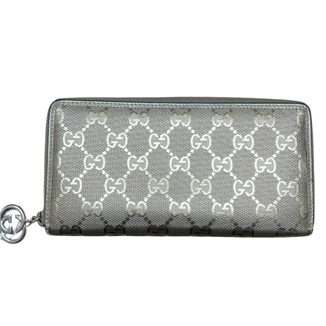 GUCCI GG Monogram Canvas GG Monogram Zip Around Wallet Wallet