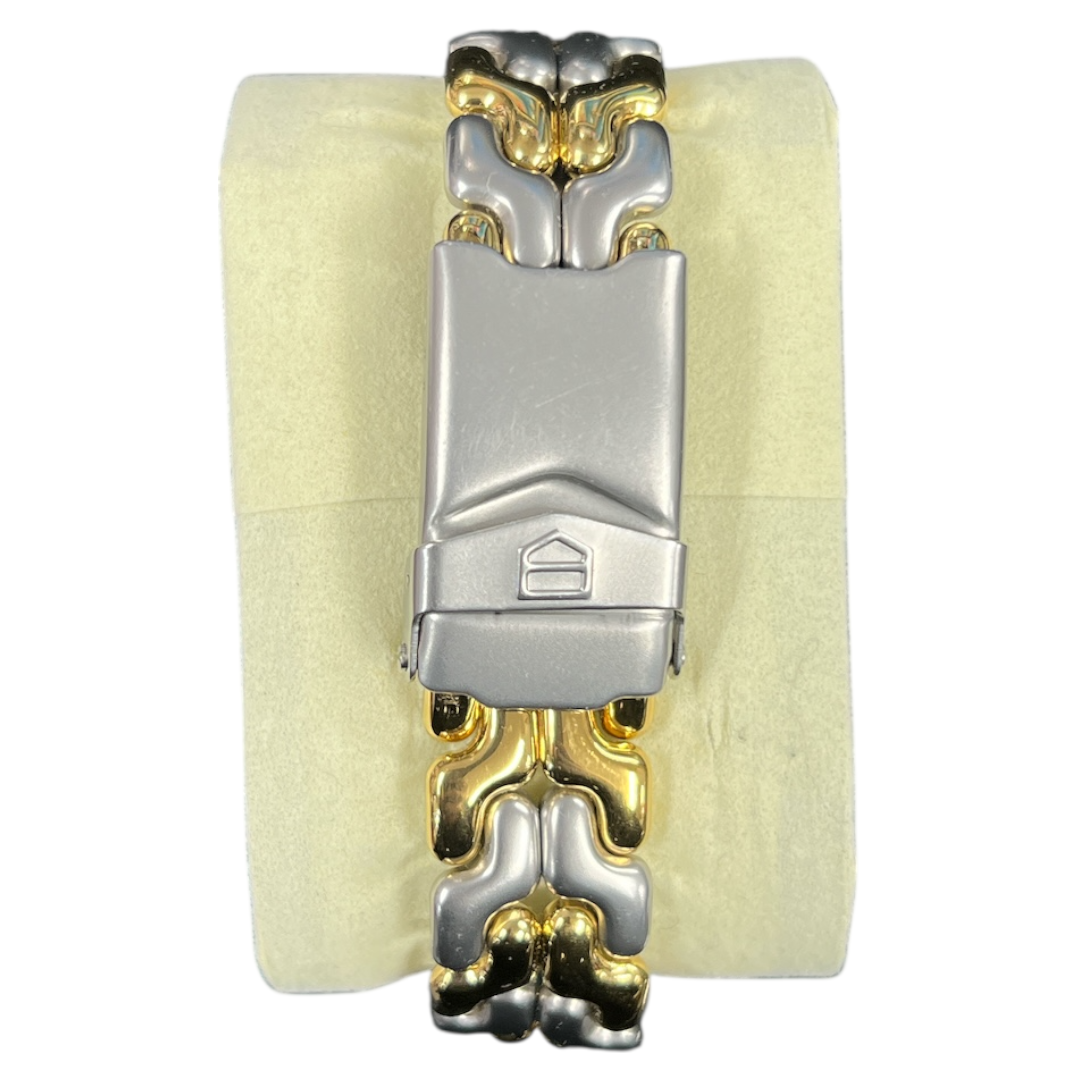 TAG Heuer S/EL S95.713 Stainless Steel Gold Plated Quartz Watch Ivory Dial ER120