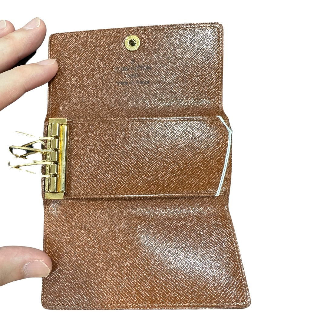 Authentic Louis Vuitton Monogram Canvas 4-Key Holder Case (Pre-owned) LO2164