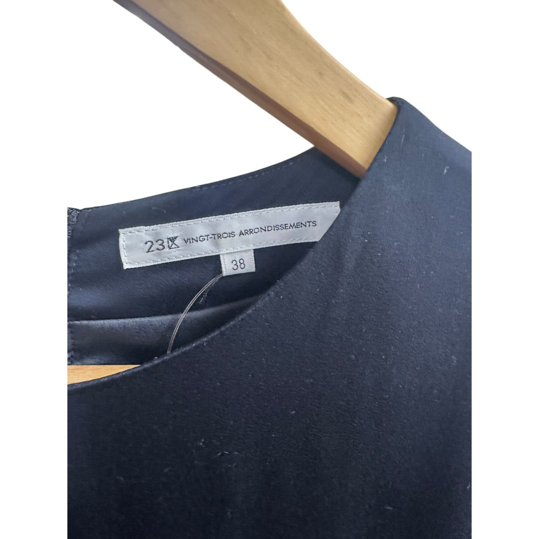 Vingt-Trois Arrondissements Black Minimalist Dress BU874A