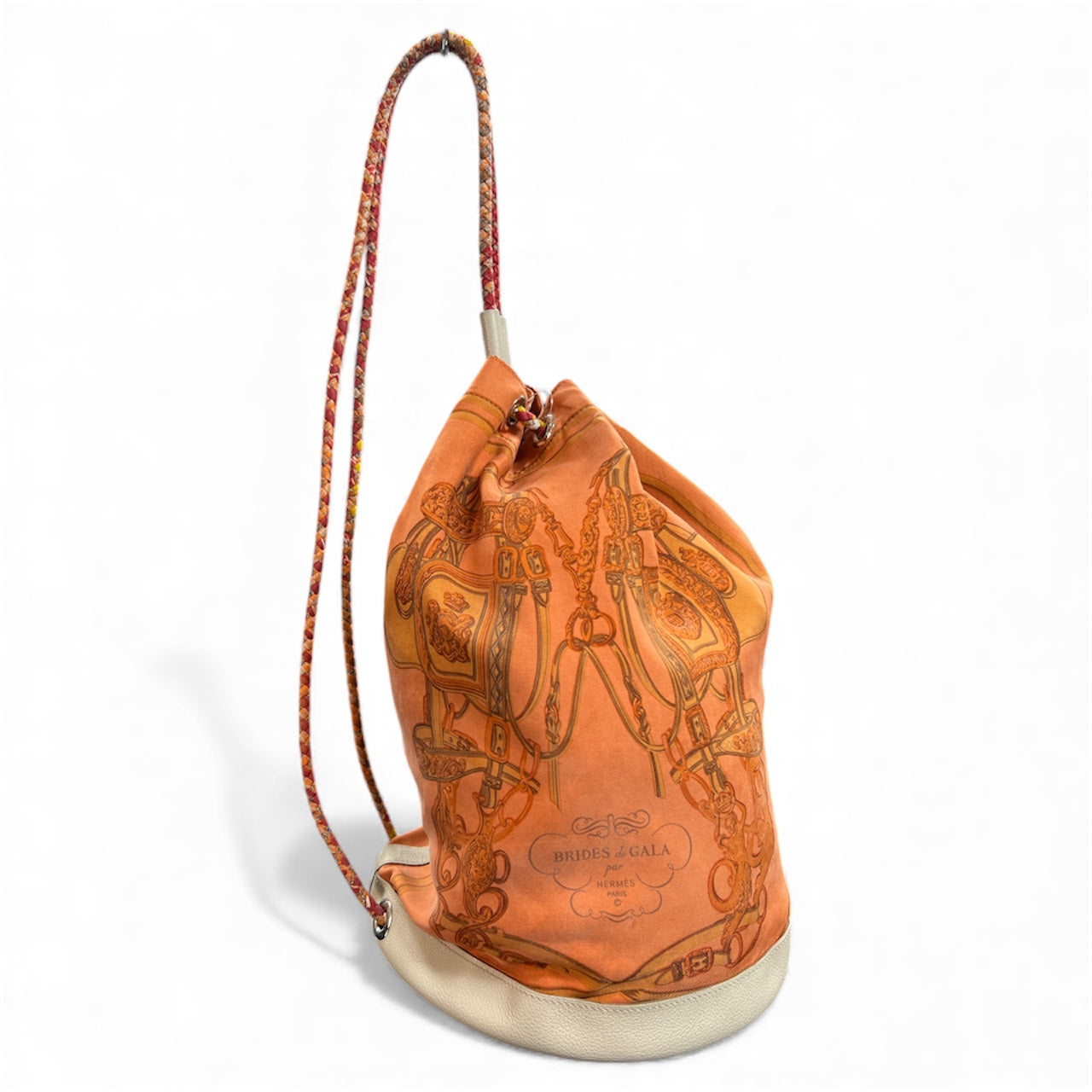 HERMES Sowa Cool Shoulder Drawstring Bag HE378