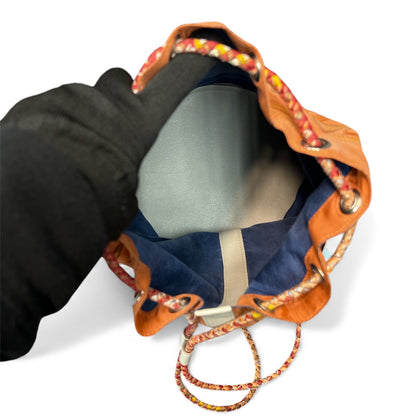 HERMES Sowa Cool Shoulder Drawstring Bag HE378