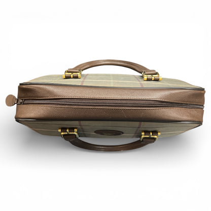 Burberry Check Pattern Boston Bag BU987