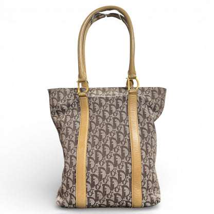 Christian Dior Logo Tote Bag Beige/Brown Ch1690