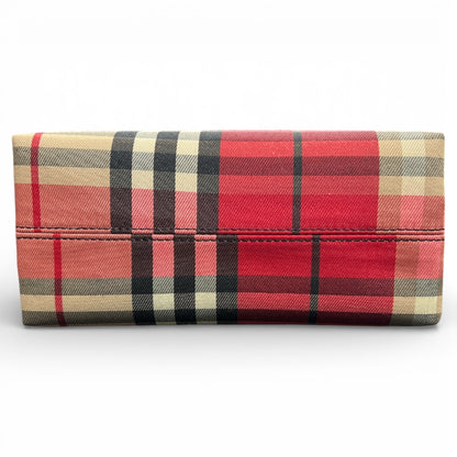 Burberry Check Pattern Handbag BU942
