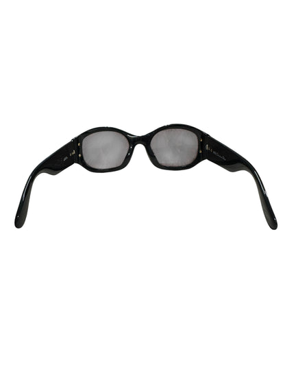 Christian Dior Vintage Sunglasses Black Frame Gold CD Hardware CH690
