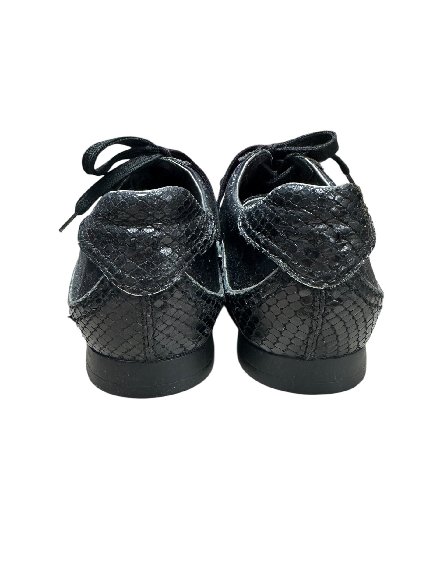 LOUIS VUITTON Monogram Denim LV Trainer Sneaker Black Silver Hardware LO2012
