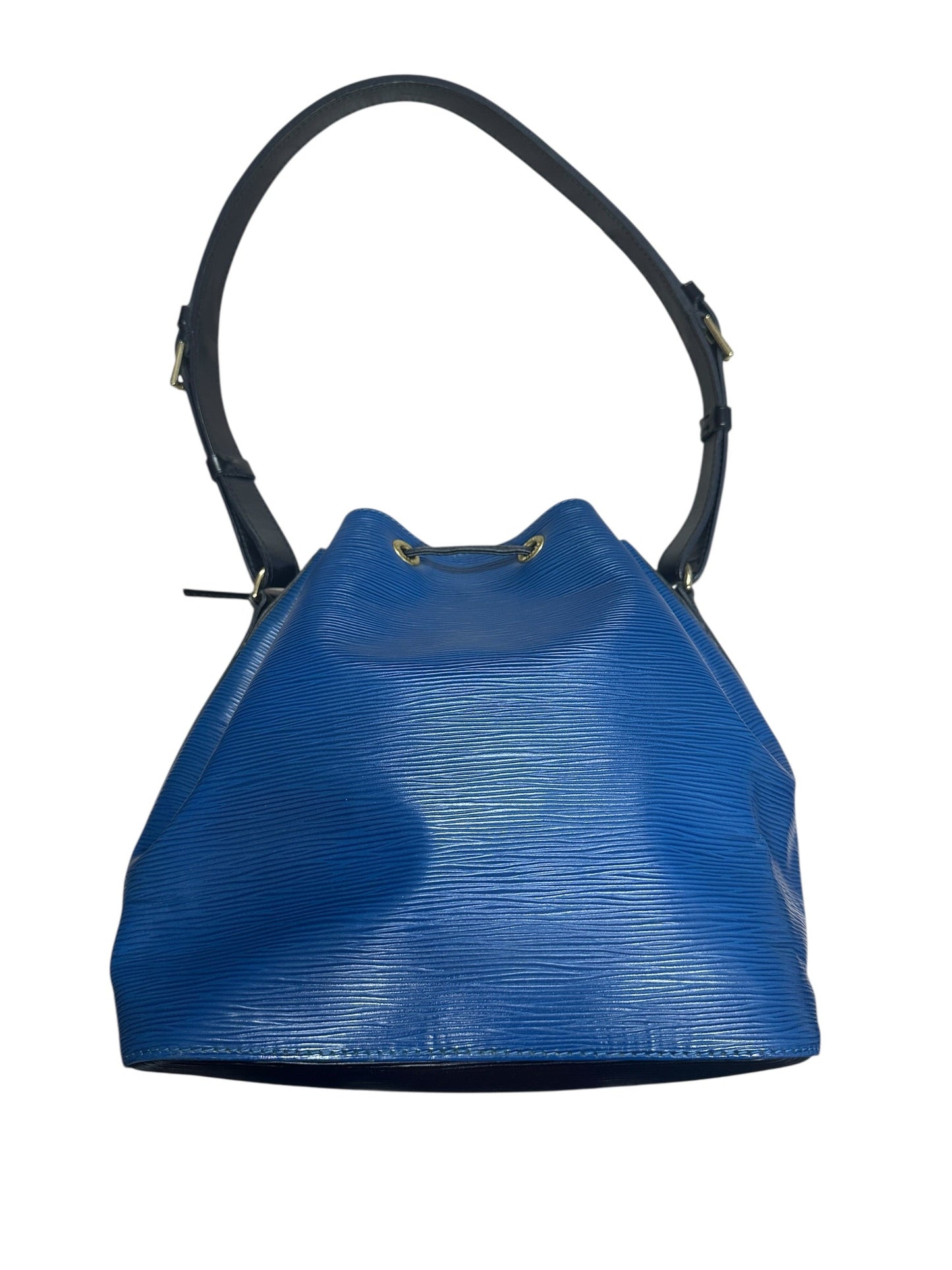 Louis Vuitton Petit Noe Epi Leather Shoulder Bag Blue/Black LO2195