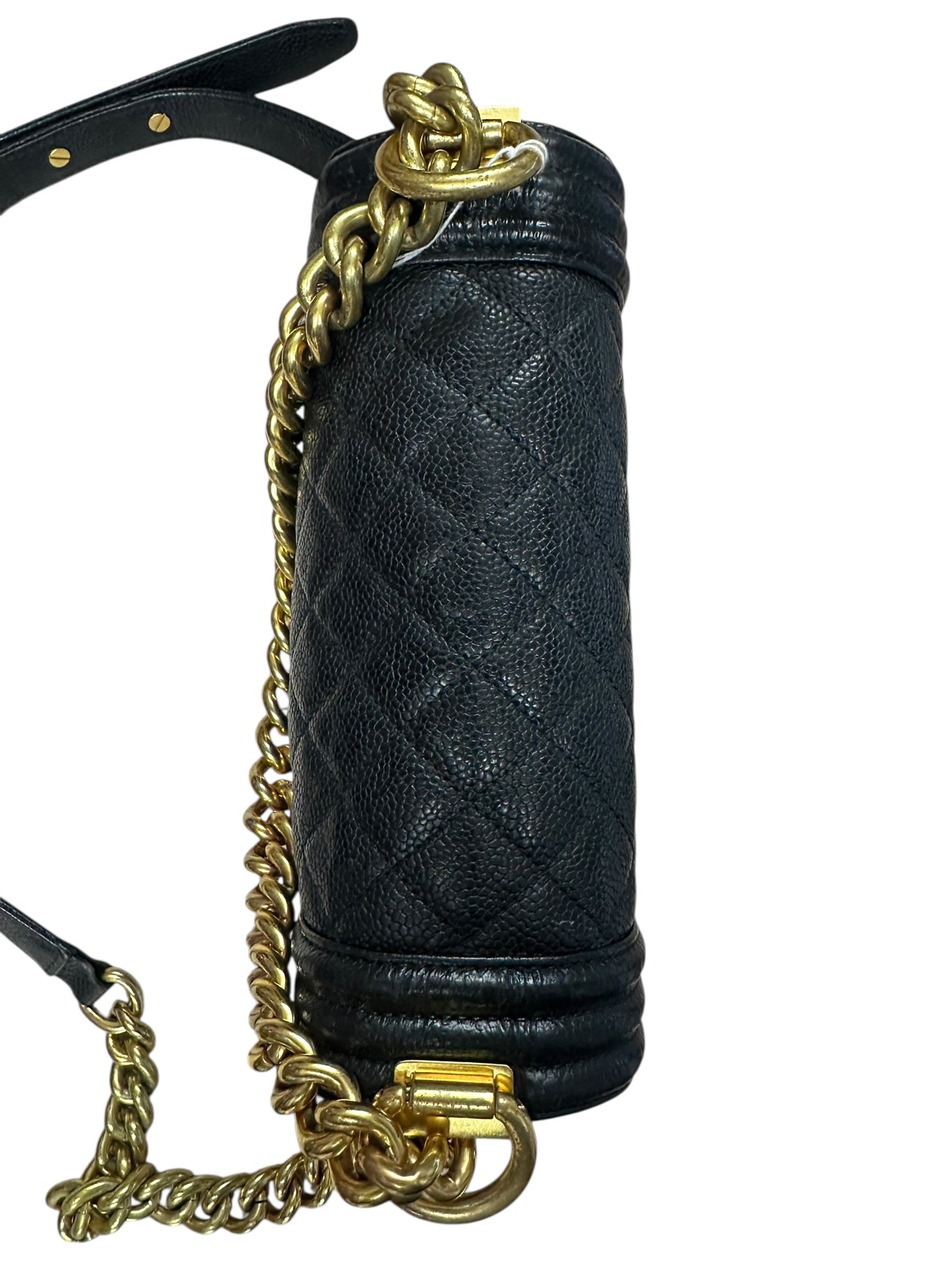 Chanel Boy Flap Bag Caviar Leather Black -CH2096