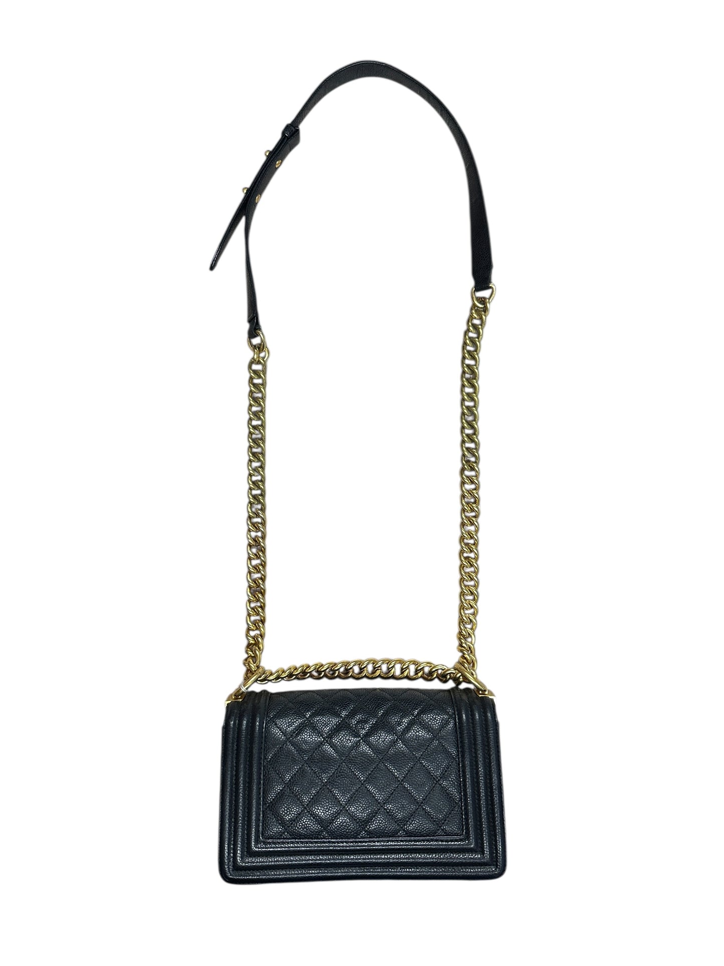 Chanel Boy Flap Bag Caviar Leather Black -CH2096