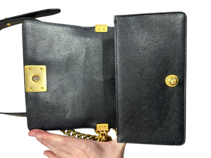 Chanel Boy Flap Bag Caviar Leather Black -CH2096