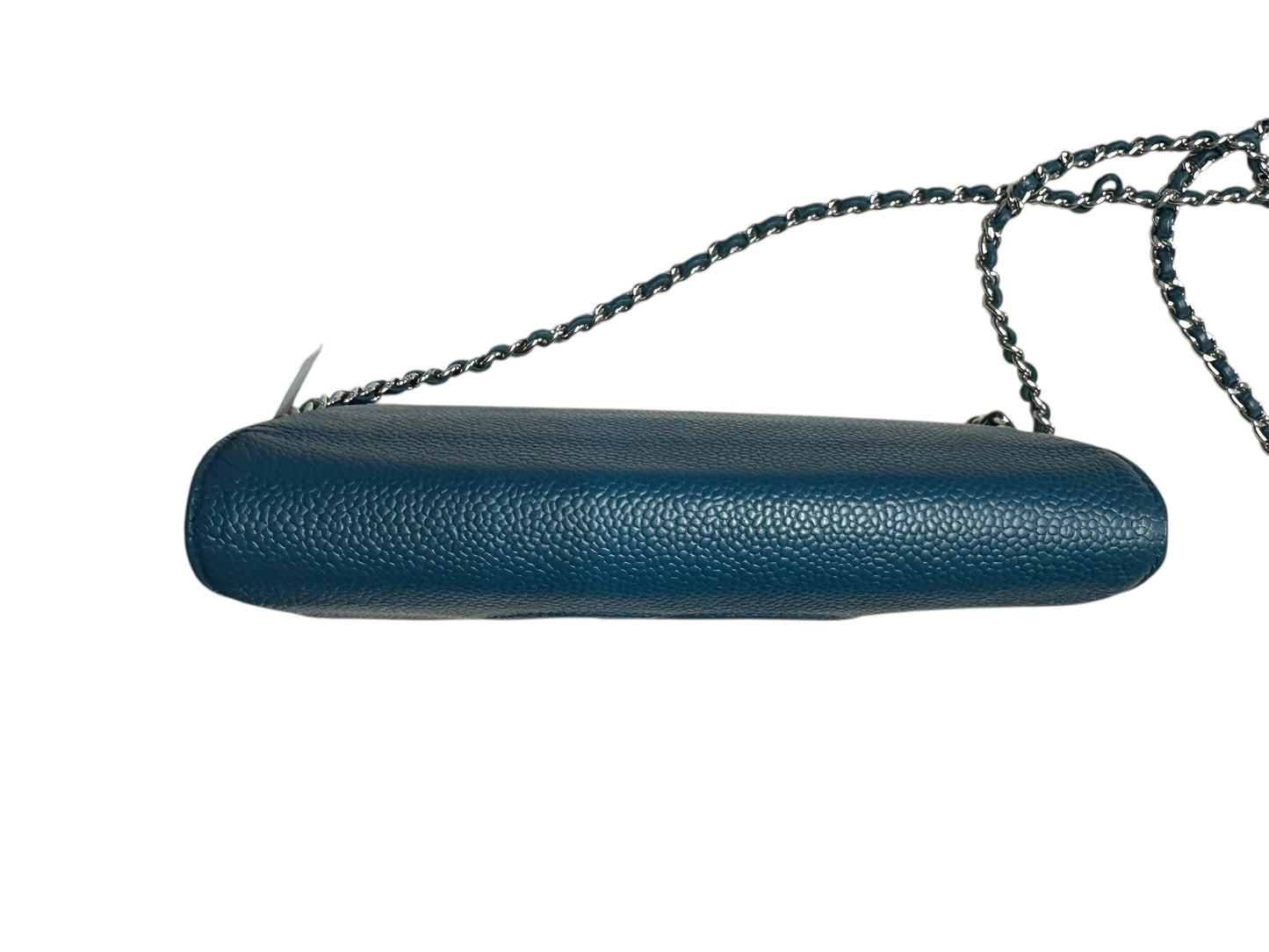 Chanel Timeless CC Caviar Leather Wallet on Chain WOC Teal -CH2099