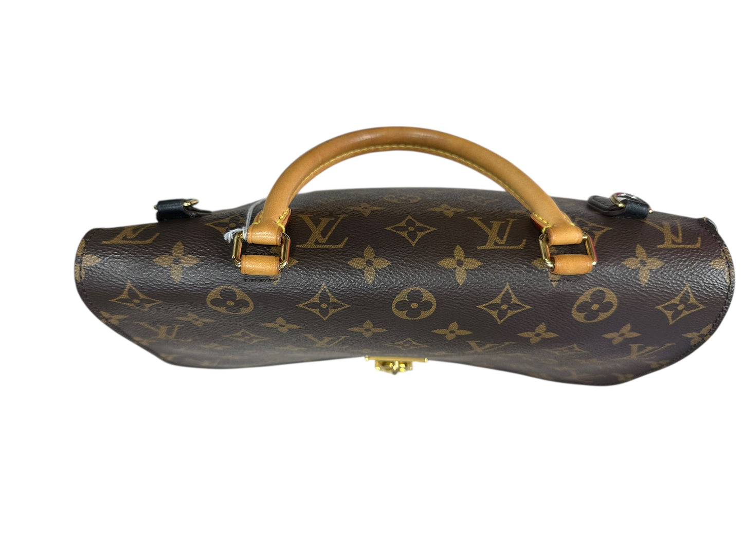LOUIS VUITTON Monogram Marignan Handbag Brown/Black Gold Hardware LO2225