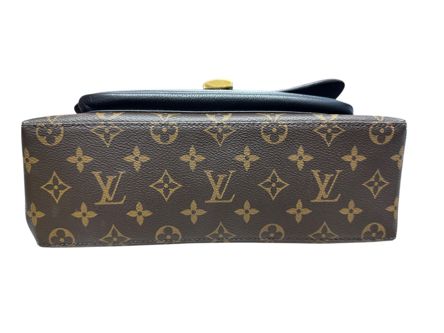 LOUIS VUITTON Monogram Marignan Handbag Brown/Black Gold Hardware LO2225