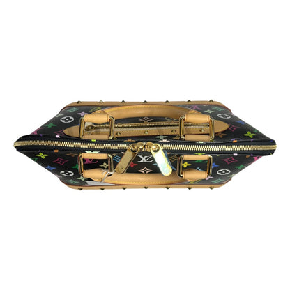 LOUIS VUITTON Multicolor Monogram Alma PM Handbag Black/Multicolor Gold Hardware LO2240