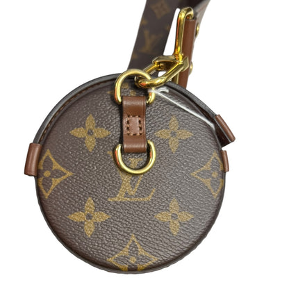 LOUIS VUITTON Monogram Papillon Trunk Crossbody Bag Brown Gold Hardware LO2289