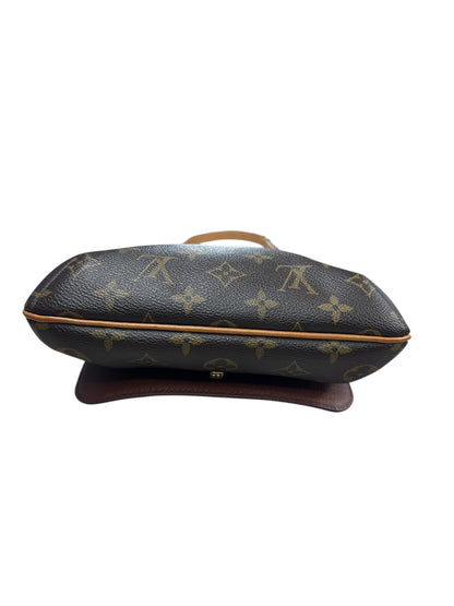 LOUIS VUITTON Monogram Musette Salsa Shoulder Bag Brown Gold Hardware LO2255