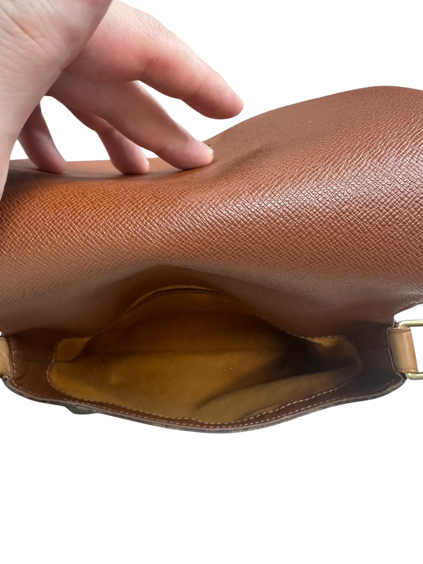 LOUIS VUITTON Monogram Musette Salsa Shoulder Bag Brown Gold Hardware LO2255