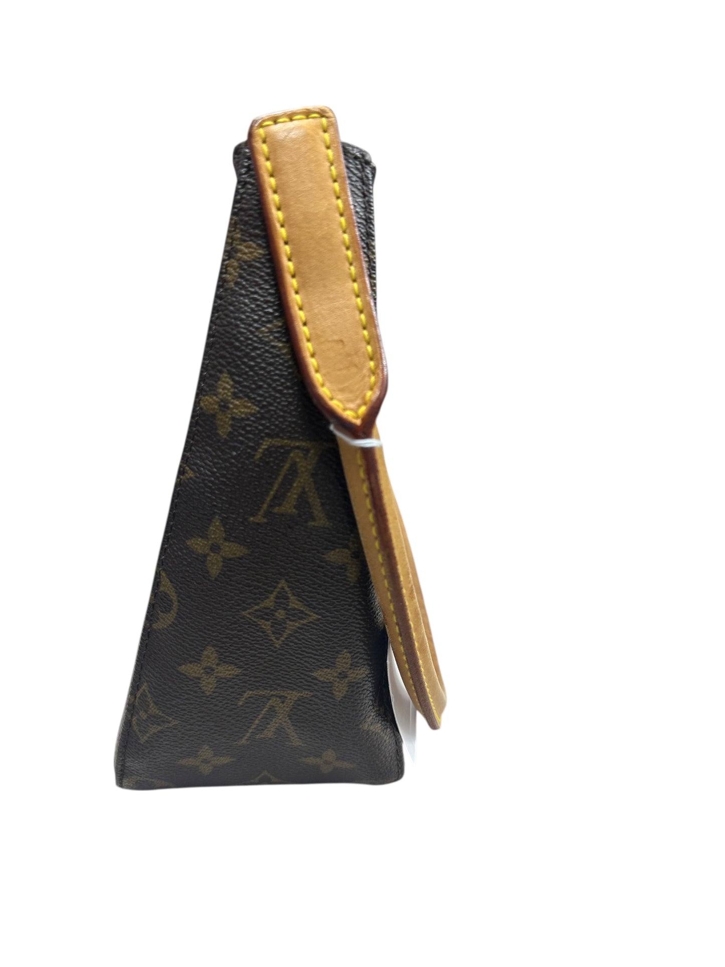 LOUIS VUITTON Monogram Looping MM Shoulder Bag Brown Gold Hardware LO2290