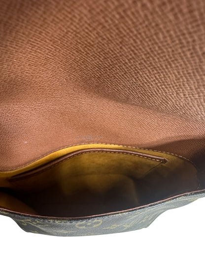 LOUIS VUITTON Monogram Musette Salsa Shoulder Bag Brown Gold Hardware LO2243