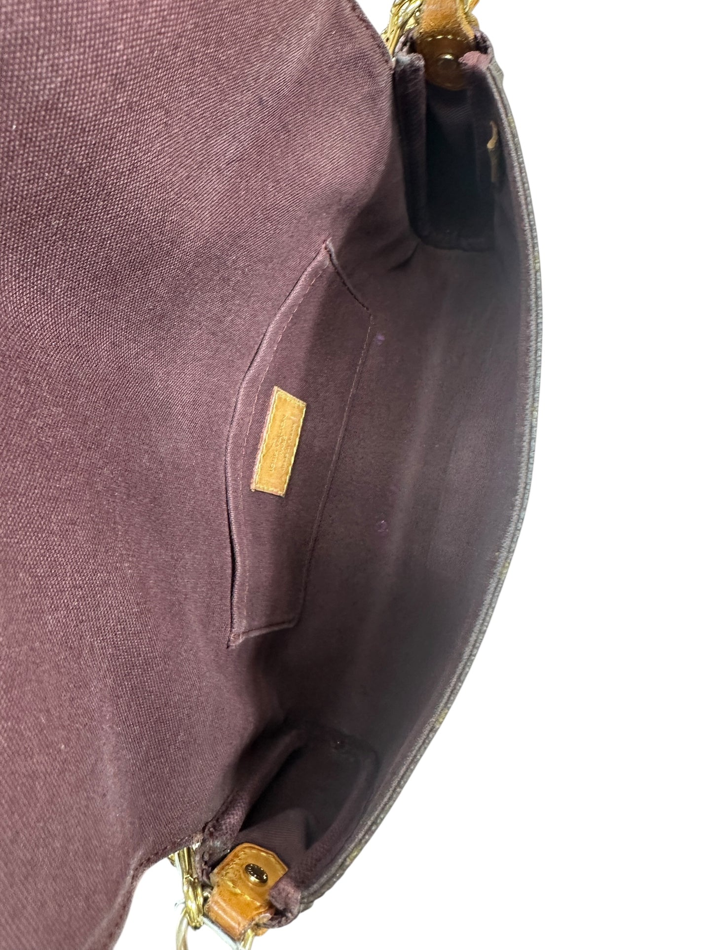 LOUIS VUITTON Monogram Favorite MM Crossbody Bag Brown Gold Hardware LO2244