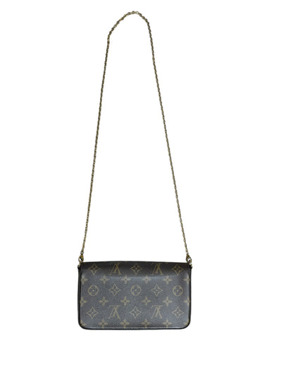 LOUIS VUITTON Monogram Zippy Wallet Brown Gold Hardware LO2268