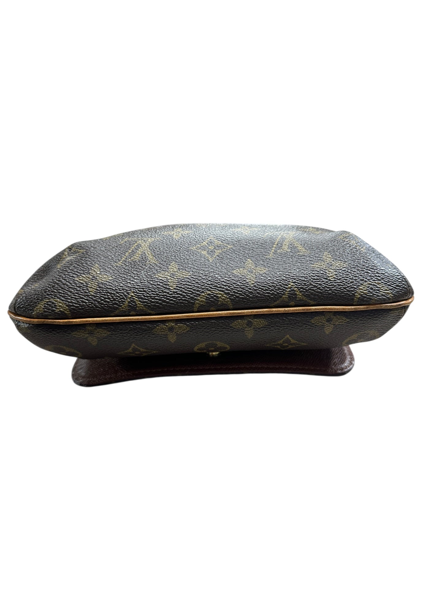 LOUIS VUITTON Monogram Musette Salsa Crossbody Bag Brown Gold Hardware LO2282