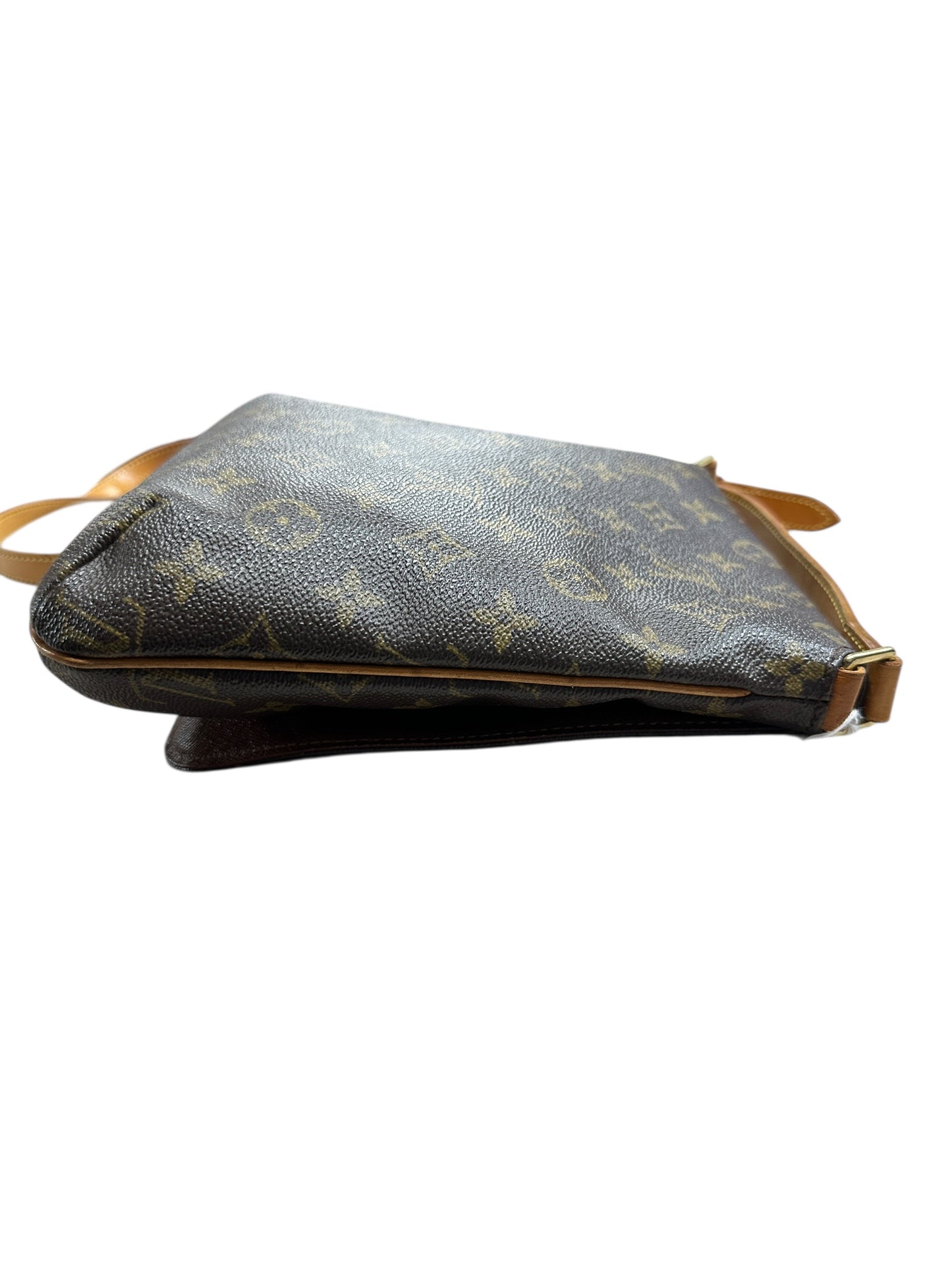 LOUIS VUITTON Monogram Musette Salsa Crossbody Bag Brown Gold Hardware LO2282