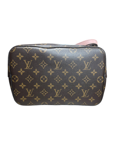 LOUIS VUITTON Monogram NeoNoe BB Shoulder Bag Brown/Pink Gold Hardware LO2252