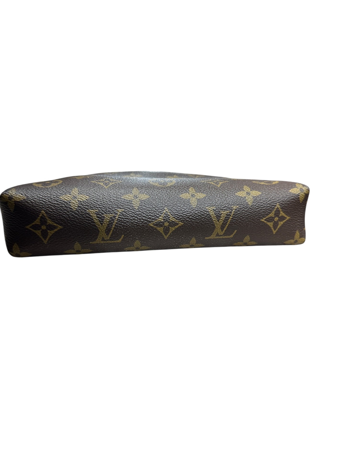 LOUIS VUITTON Monogram Pallas Clutch Brown Gold Hardware LO2248