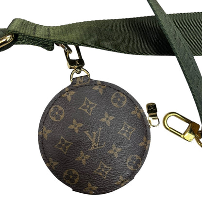 LOUIS VUITTON Monogram Multi Pochette Accessoires Crossbody Bag Brown Gold Hardware LO2319
