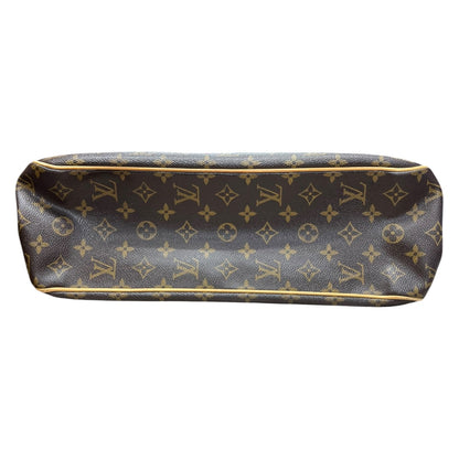 LOUIS VUITTON Monogram Batignolles Horizontal Tote Bag Brown Gold Hardware LO2300