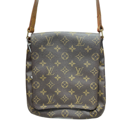LOUIS VUITTON Monogram Musette Salsa Crossbody Bag Brown Gold Hardware LO2308