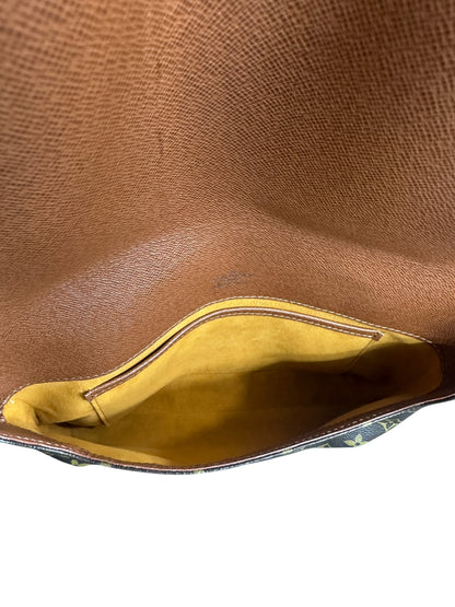 LOUIS VUITTON Monogram Musette Salsa Shoulder Bag Brown Gold Hardware LO2317