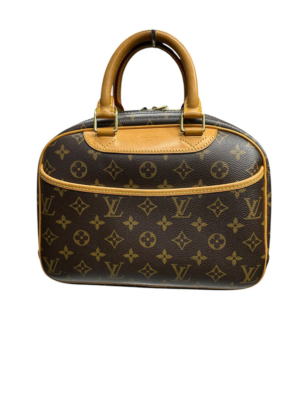 LOUIS VUITTON Monogram Alma PM Handbag Brown Gold Hardware LO2323