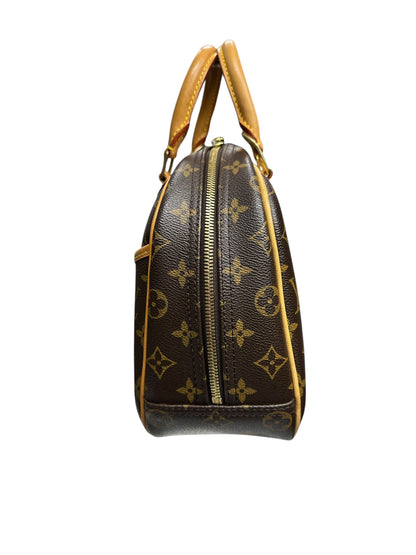 LOUIS VUITTON Monogram Alma PM Handbag Brown Gold Hardware LO2323
