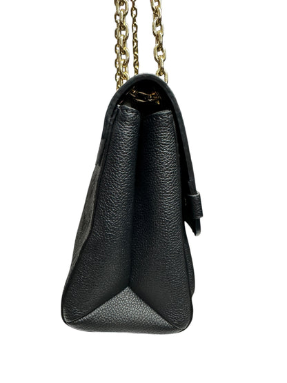 LOUIS VUITTON Empreinte Leather Flap Shoulder Bag Shoulder Bag Black Gold Hardware LO2346