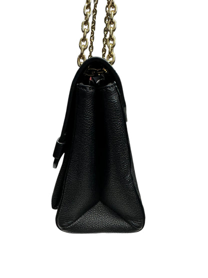 LOUIS VUITTON Empreinte Leather Flap Shoulder Bag Shoulder Bag Black Gold Hardware LO2346