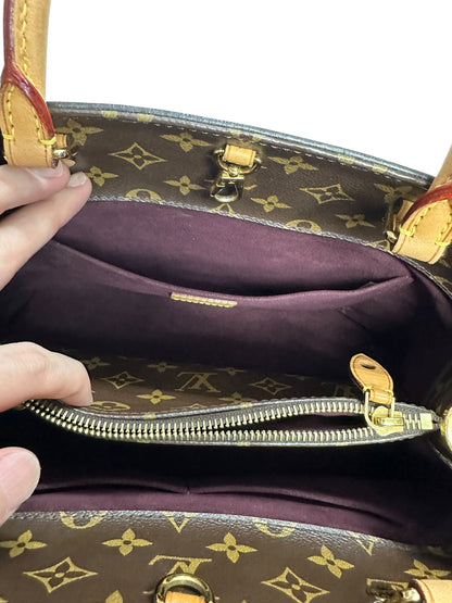 LOUIS VUITTON Monogram Estrela MM Tote Bag Brown Gold Hardware LO2348