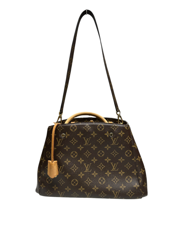 LOUIS VUITTON Monogram Estrela MM Tote Bag Brown Gold Hardware LO2348