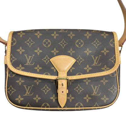 LOUIS VUITTON Monogram Saint Cloud PM Crossbody Bag Brown Gold Hardware LO2331