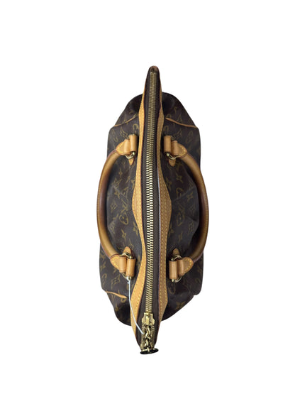 LOUIS VUITTON Monogram Tivoli PM Handbag Brown Gold Hardware LO2330