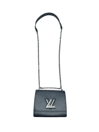 LOUIS VUITTON Epi Twist PM Shoulder Bag Black Silver Hardware LO2363