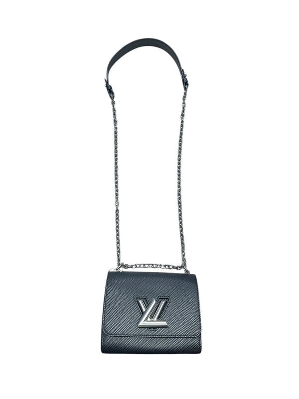 LOUIS VUITTON Epi Twist PM Shoulder Bag Black Silver Hardware LO2363