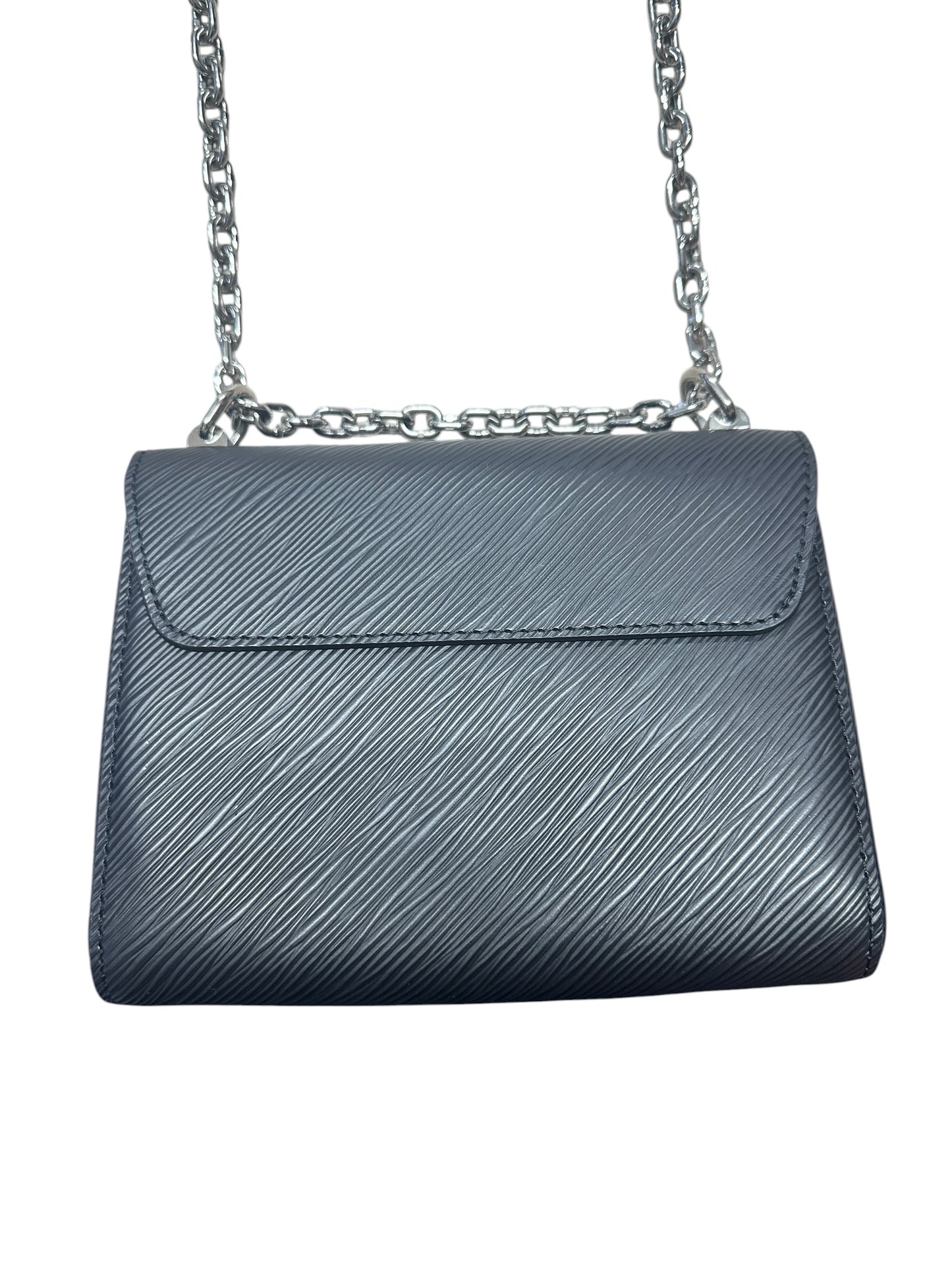 LOUIS VUITTON Epi Twist PM Shoulder Bag Black Silver Hardware LO2363