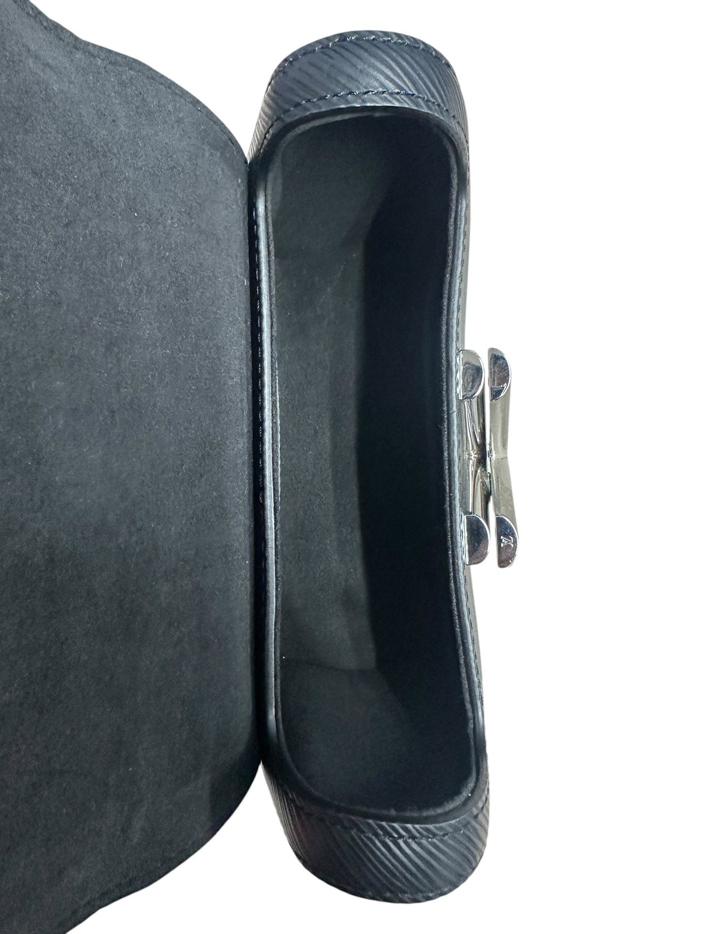 LOUIS VUITTON Epi Twist PM Shoulder Bag Black Silver Hardware LO2363