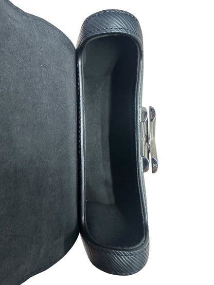 LOUIS VUITTON Epi Twist PM Shoulder Bag Black Silver Hardware LO2363